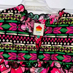 Beautiful Floral Print Short Long Slevees Dress